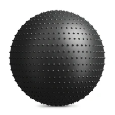 Фитбол массажный Hop-Sport 65см черный + насос