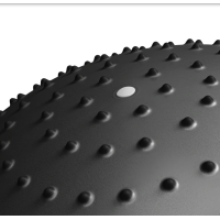 Фітбол масажний Hop-Sport 65см чорний + насос