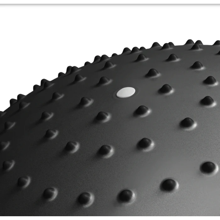 Фітбол масажний Hop-Sport 65см чорний + насос