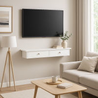 Полка настенная Leobert Corner белый