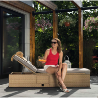 Садовый шезлонг Di Volio Asco бежевый