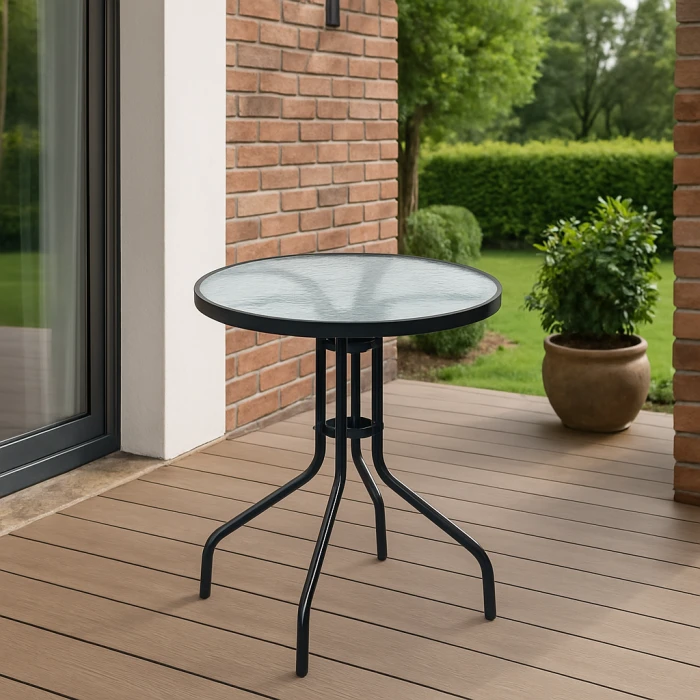 Садовый стол Chomik Garden Line MAJORKA черный