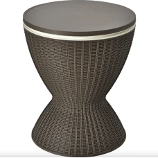 Стол-холодильник Costway Curver с регулируемой высотой 30L коричневый