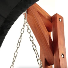 Садова гойдалка Di Volio Pergia двомісна сірий