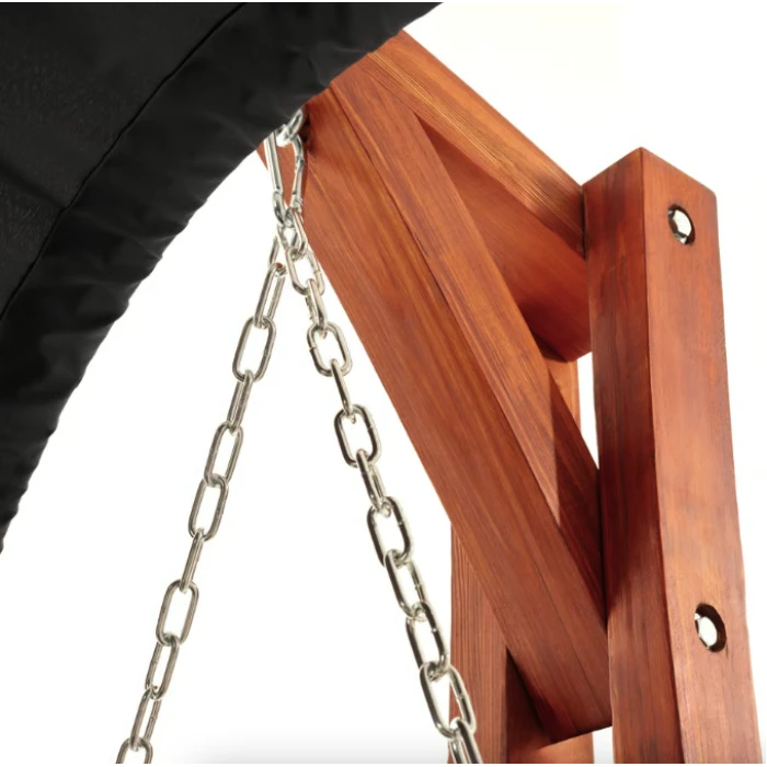 Садова гойдалка Di Volio Pergia двомісна сірий