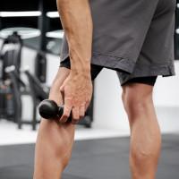 Массажный мяч Gymtek 63 мм двойной черный