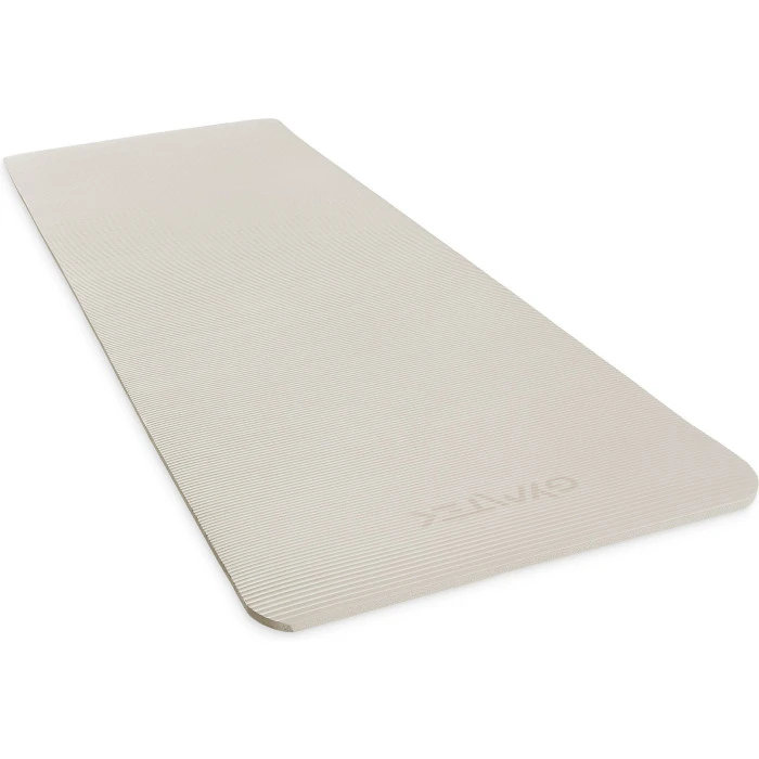 Килимок (мат) для фітнесу та йоги Gymtek NBR 1,5см світло-сірий