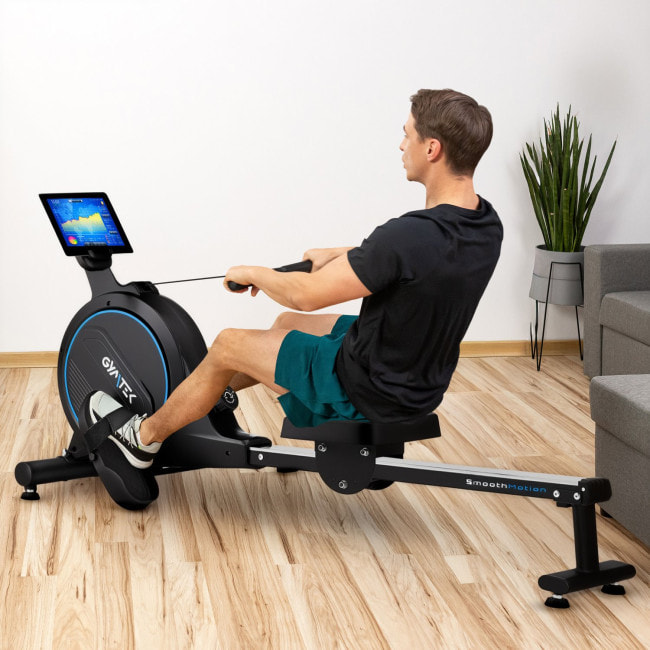 Гребной тренажер Gymtek XR800 синий магнитный