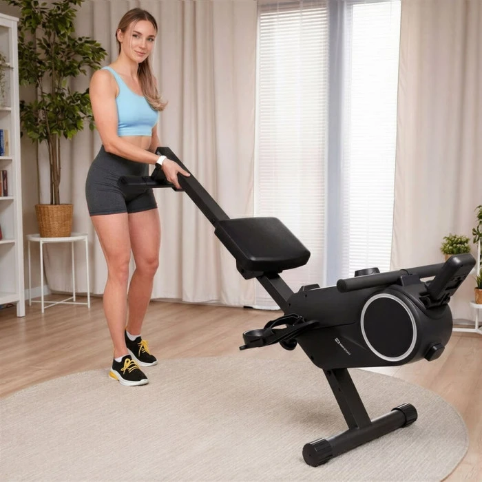 Гребний тренажер Hop-Sport HS-055R Creek магнітний чорний