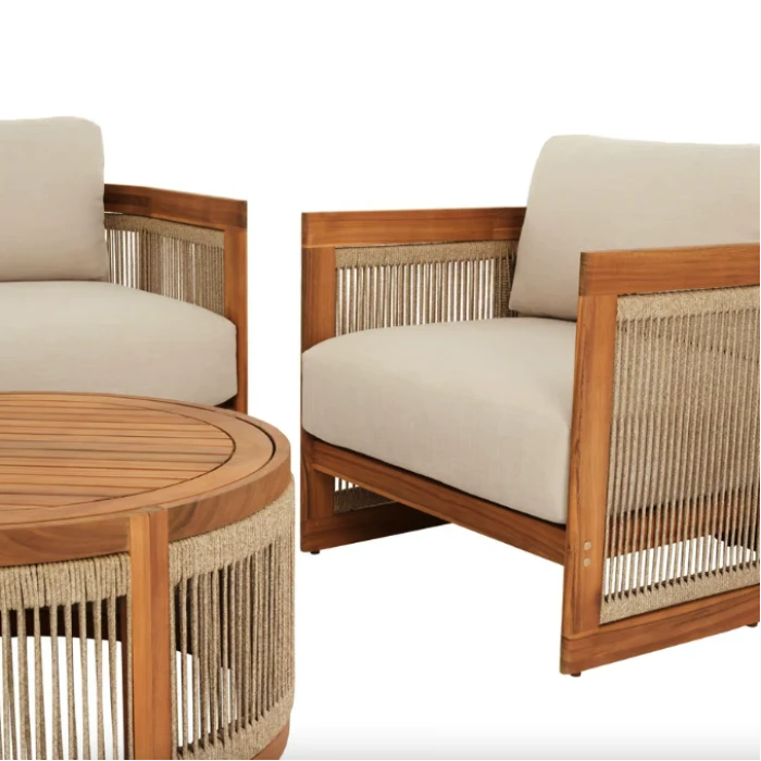 Комплект садових меблів Di Volio Groseto бежевий