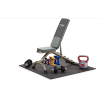 Гантелі для фітнесу вінілові круглі York Fitness 2х2кг жовтий