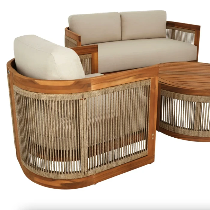 Комплект садових меблів Di Volio Groseto бежевий