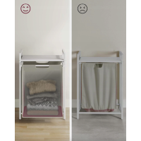 Кошик для білизни Leobert Napoli 65 л в стилі Loft білий