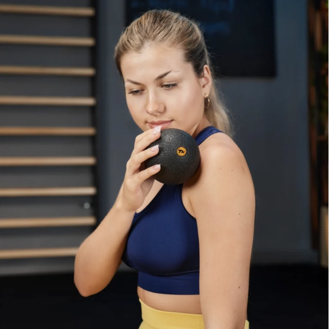 Набор массажеров Trex Sport TX-025EPS 4в1 для йоги и фитнеса черный