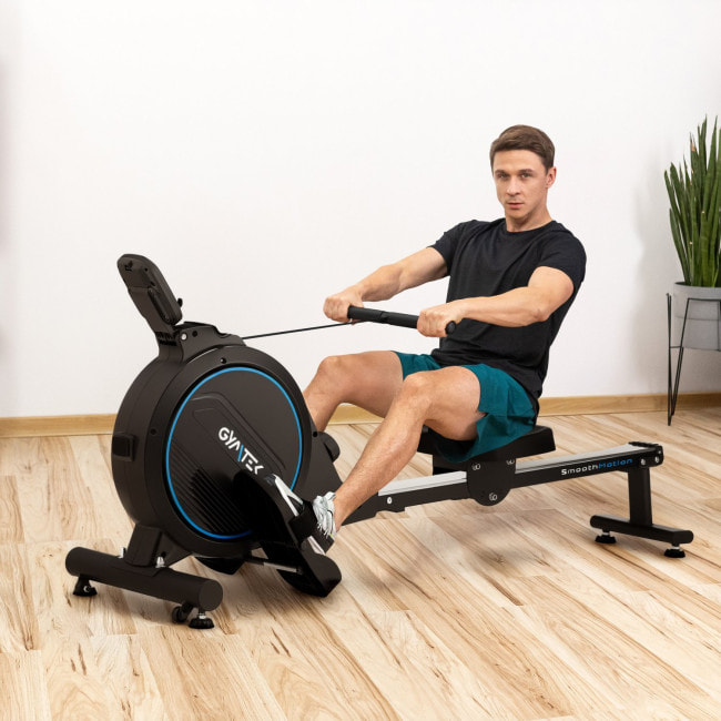 Гребной тренажер Gymtek XR800 синий магнитный