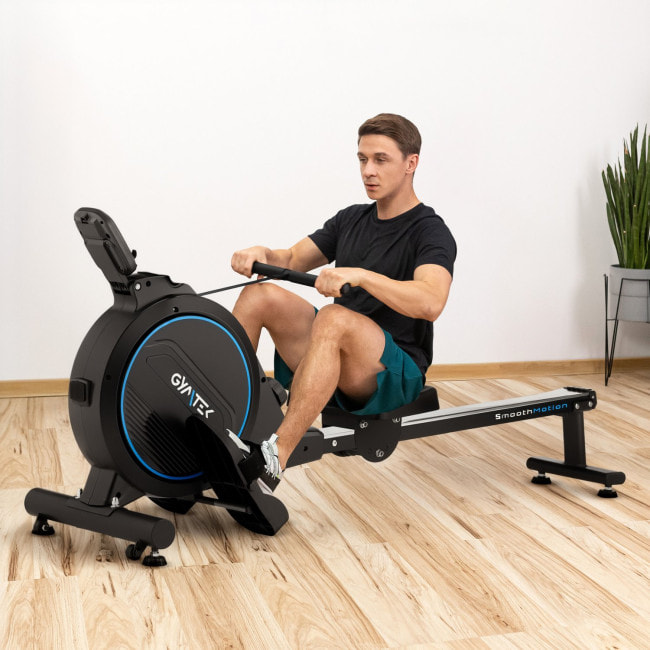 Гребной тренажер Gymtek XR800 синий магнитный