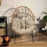 Ротанговое кресло-кокон Di Volio Alcamo для отдыха бежевый