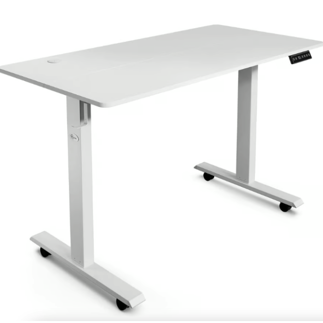 Компьютерный стол с регулируемой высотой Di Volio Amone белый
