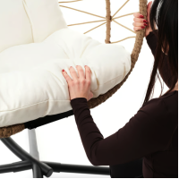 Підвісне крісло-кокон Di Volio Corta одномісне бежевий