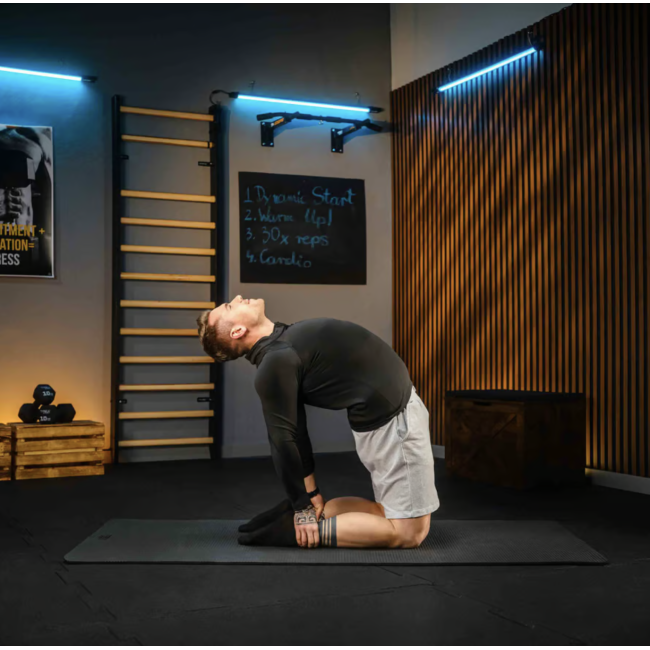 Коврик для йоги TX-019NGM NBR 1см 190х80 черный