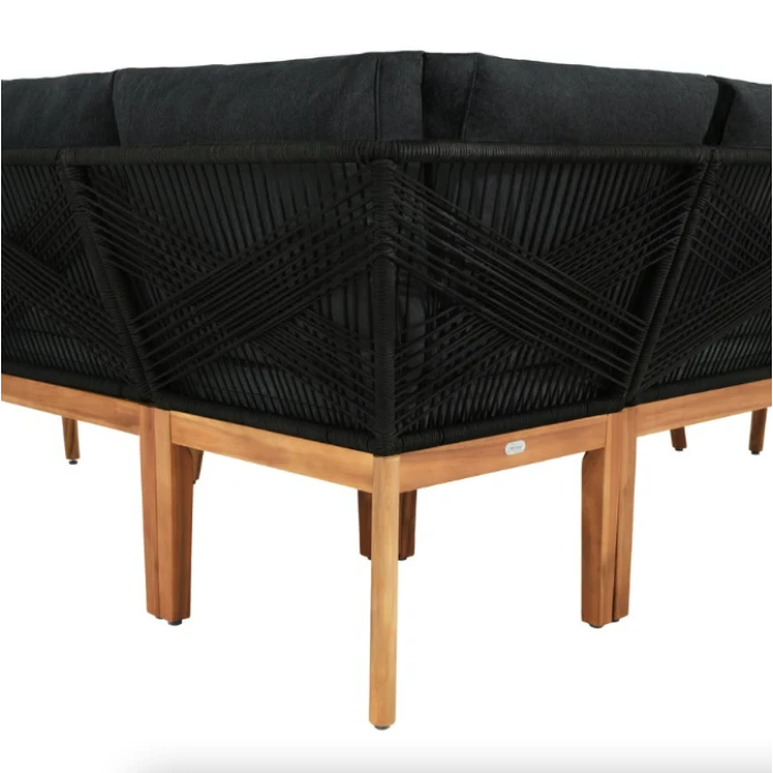 Комплект садовой мебели Di Volio Albenga черный