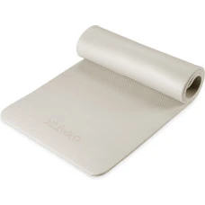 Килимок (мат) для фітнесу та йоги Gymtek NBR 1,5см світло-сірий