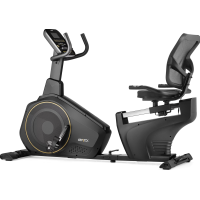 Горизонтальный велотренажер Gymtek XBR6000 электромагнитный золотистый