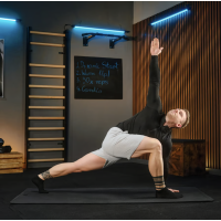 Коврик для йоги TX-019NGM NBR 1см 190х80 чорний