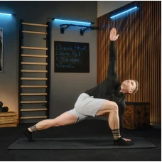 Коврик для йоги TX-019NGM NBR 1см 190х80 черный