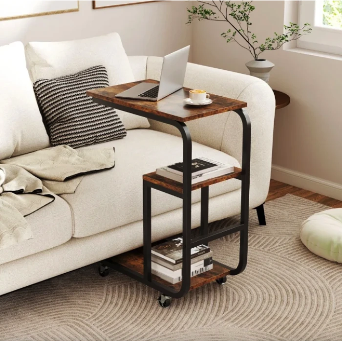 Журнальный столик приставной Costway Tavolino 2шт в стиле Loft