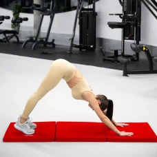 Мат гімнастичний твердий Gymtek 5см червоний