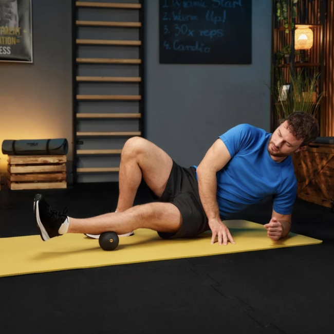 Набор массажеров Trex Sport TX-025EPS 4в1 для йоги и фитнеса черный