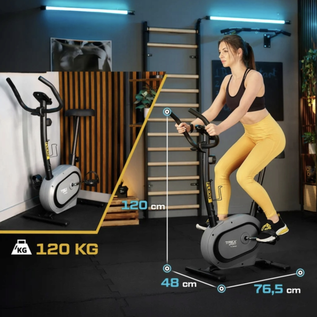 Велотренажер Trex Sport TX-450MB FLEXO магнитный серый