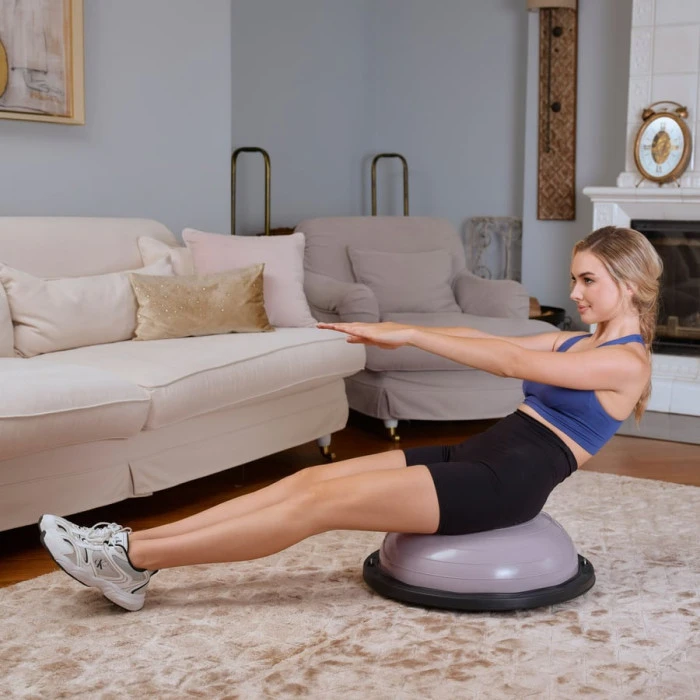 Балансировочная платформа Bosu HS-L058 сиреневая.