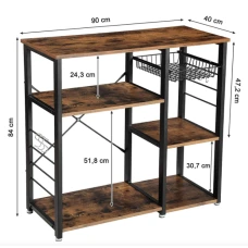 Стеллаж Leobert Kasper – кухонный остров в стиле Loft