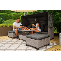 Садовая мебель Di Volio Luca серо-графитовая