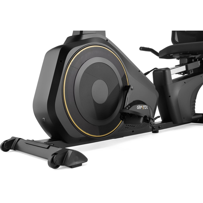 Горизонтальный велотренажер Gymtek XBR6000 электромагнитный золотистый