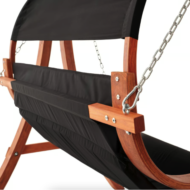 Садова гойдалка Di Volio Pergia двомісна сірий