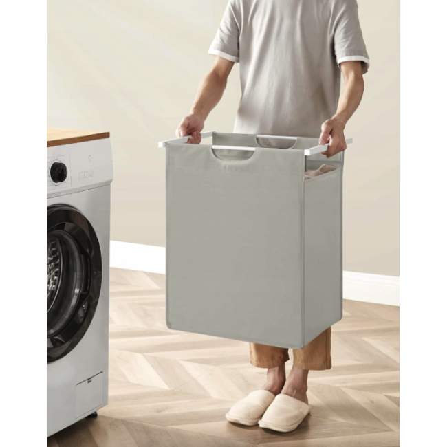 Корзина для белья Leobert Napoli 65 л в стиле Loft белая