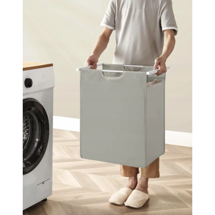 Корзина для белья Leobert Napoli 65 л в стиле Loft белая