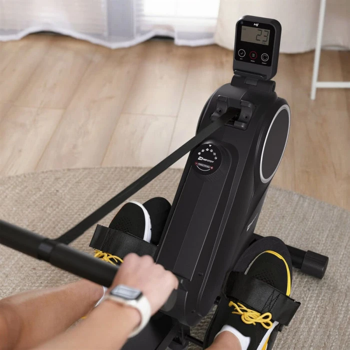 Гребний тренажер Hop-Sport HS-055R Creek магнітний чорний