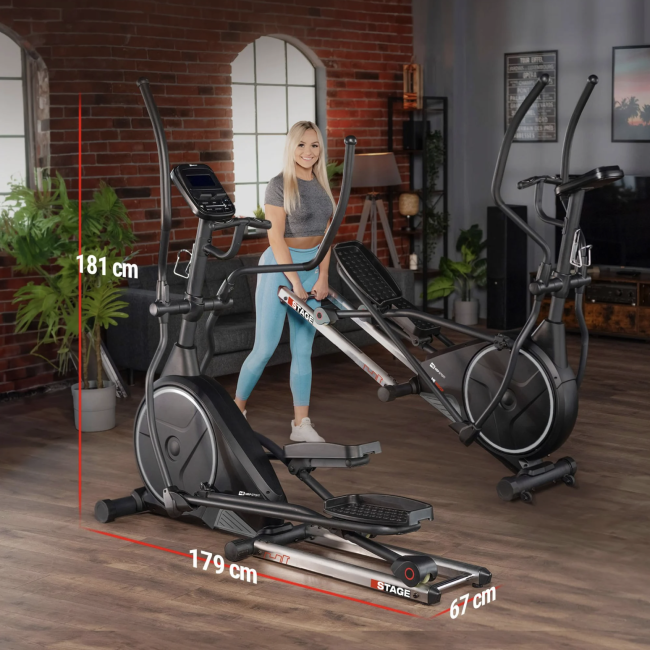 Орбітрек Hop-Sport HS-160CF Stage електромагнітний сірий