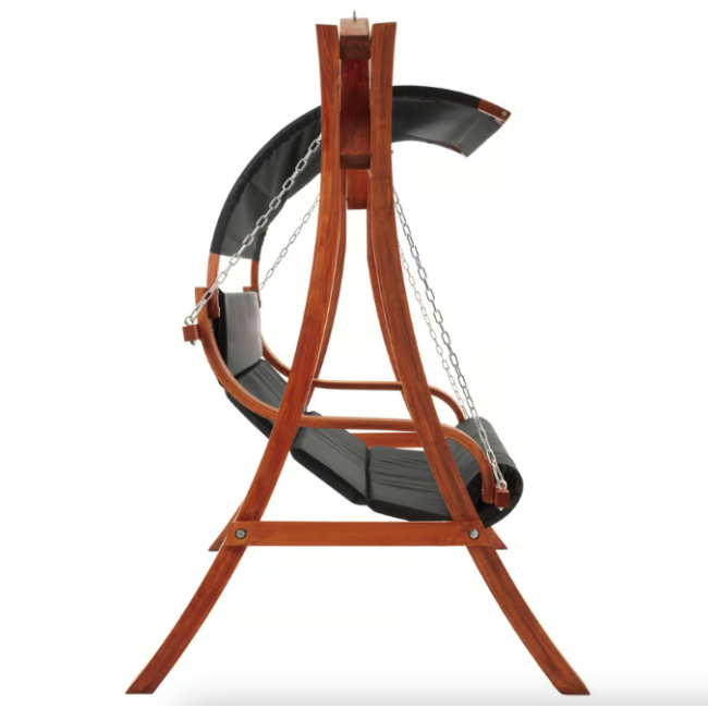 Садова гойдалка Di Volio Pergia двомісна сірий