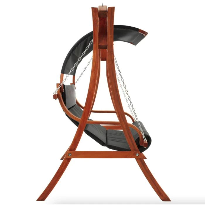 Садова гойдалка Di Volio Pergia двомісна сірий