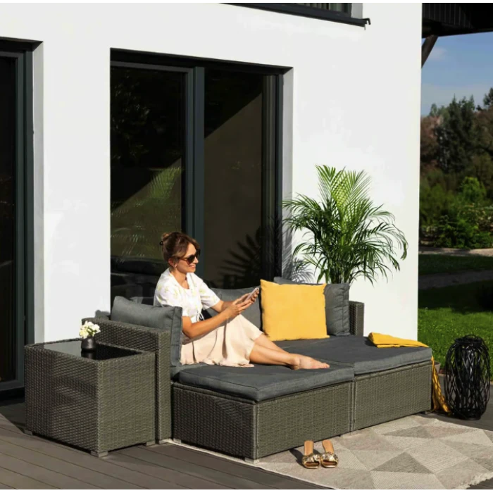 Комплект садовой мебели Di Volio Alzano серый