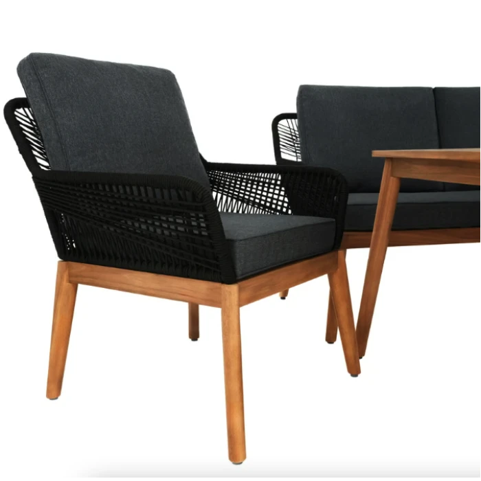 Комплект садовой мебели Di Volio Albenga черный