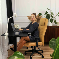 Офисное кресло Di Volio Adelo бежевый