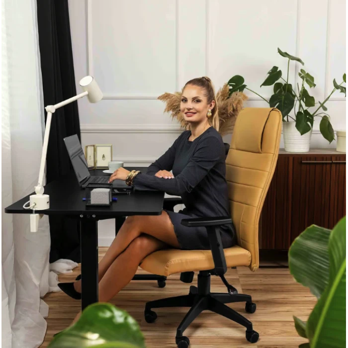 Офисное кресло Di Volio Adelo бежевый