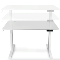 Компьютерный стол с регулируемой высотой Di Volio Amone белый