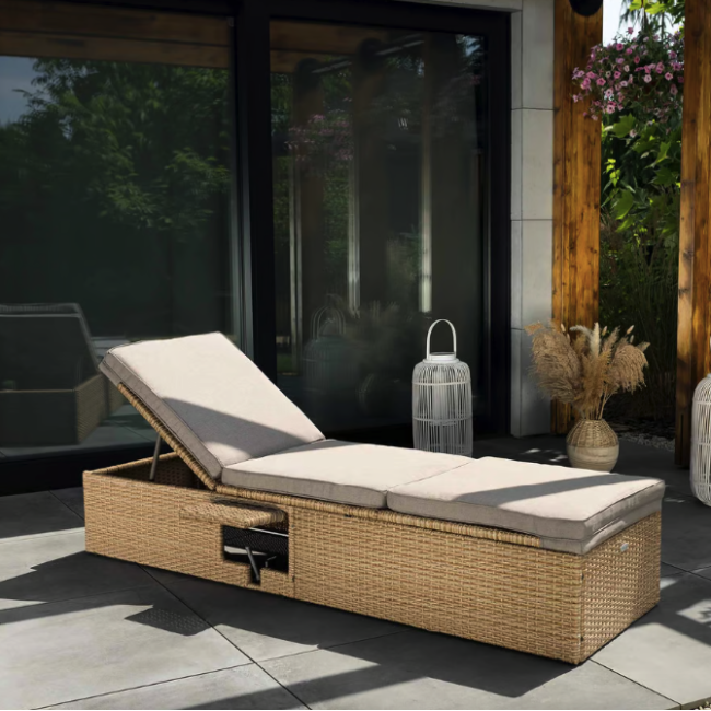 Садовый шезлонг Di Volio Asco бежевый